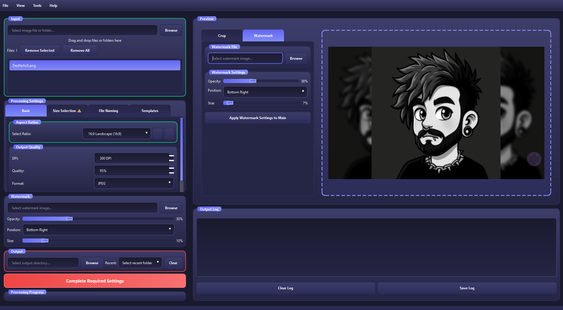 CropStudio Interface